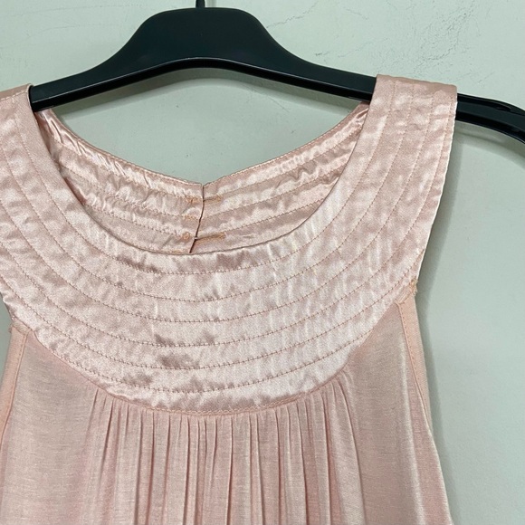 Charlotte Russe Light Pink Grecian Collar Blouse | Small - Picture 4 of 9